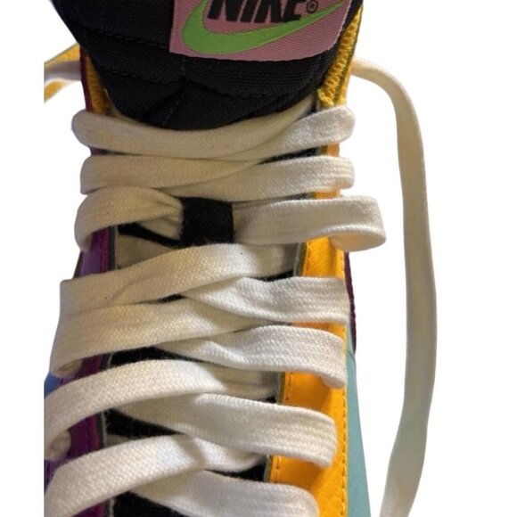 Nike Blazer Mid Battle Blue Multicolor CZ9441-400, Youth Size 7Y, Colorful - Picture 3 of 6